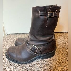 Frye Engineer Brown Boots 8.5